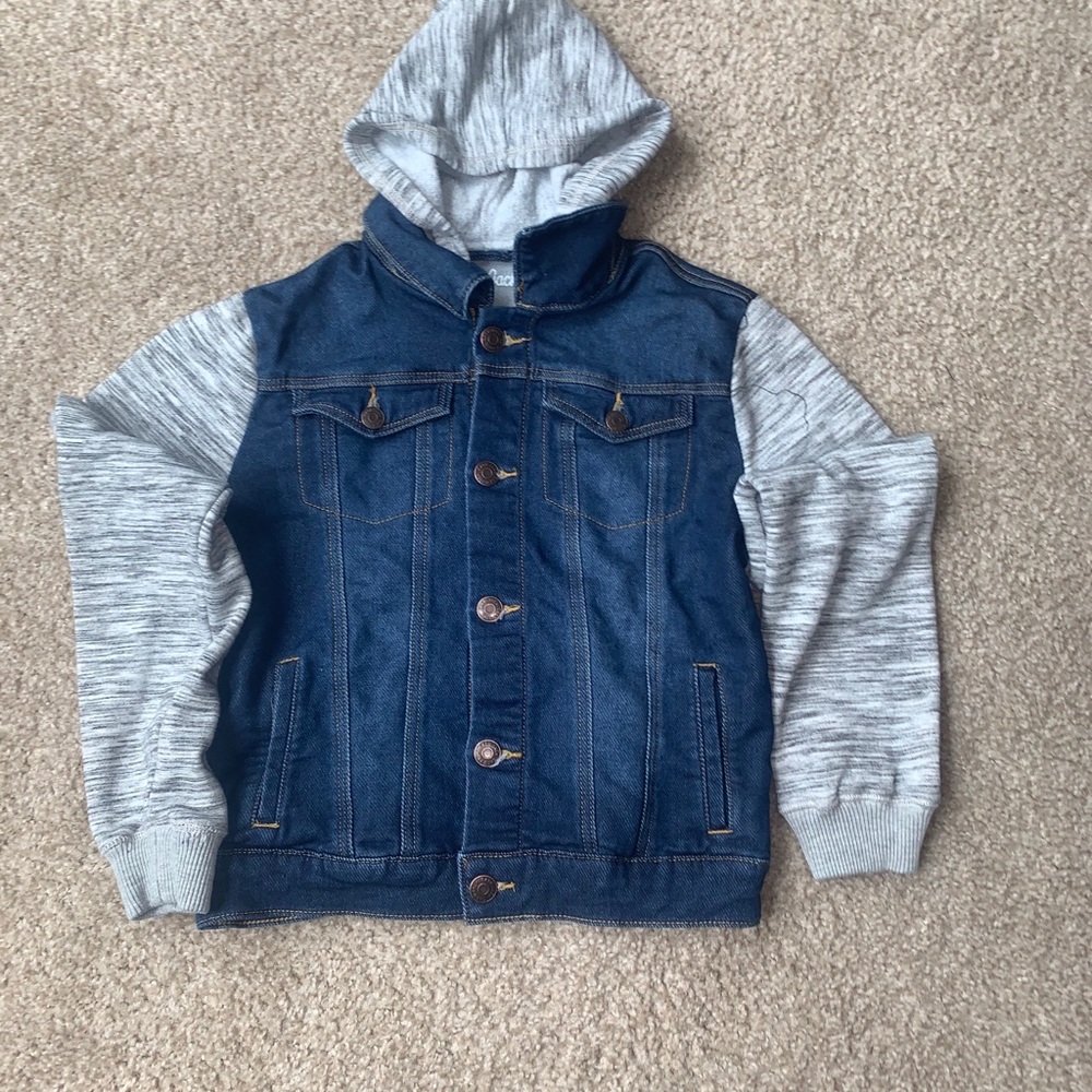 Denim Hoodie Jacket
